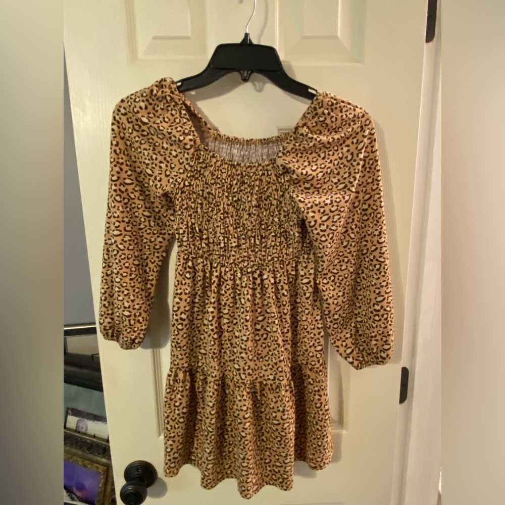 Girls size 10 animal print dress